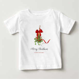 Christmas Mistletoe Baby T-Shirt