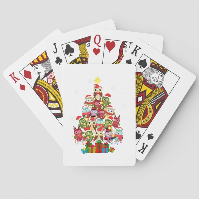 Christmas Mistletoe Below The Belt, Funny Xmas Hum Playing Cards (Back)