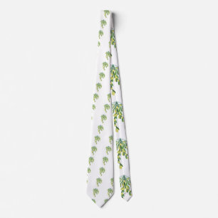christmas mistletoe tie
