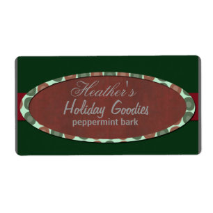 Christmas modern  bakery label