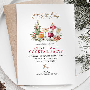 Christmas Modern Holiday Party Invitation