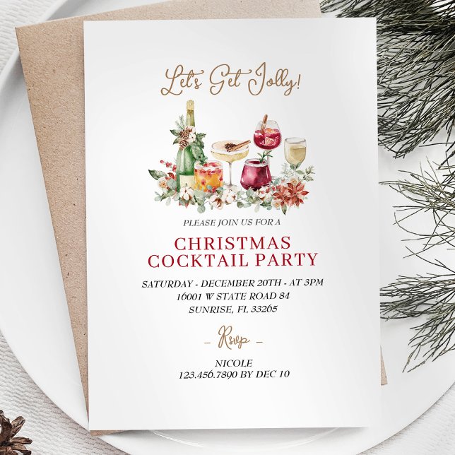 Christmas Modern Holiday Party Invitation  (Creator Uploaded)