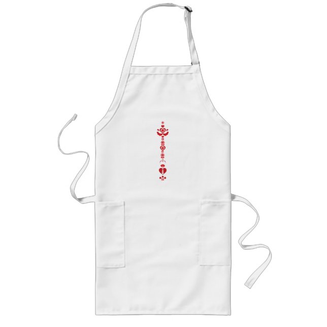 Christmas Modern Pattern Apron (Front)