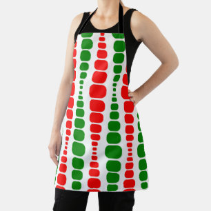 Christmas Modern Rectangles  Apron