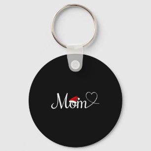 Christmas Mom Cute Mom Christmas Keychain