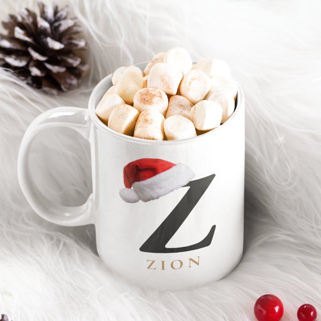 Christmas Monogram Mug (Créateur téléchargé)