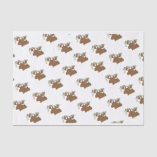 Christmas Moose Country Tissue Paper
