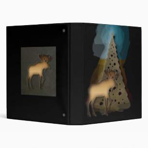 Christmas Moose Design by Leslie Harlow Binder
