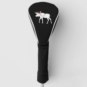 Christmas Moose Golf Head Cover