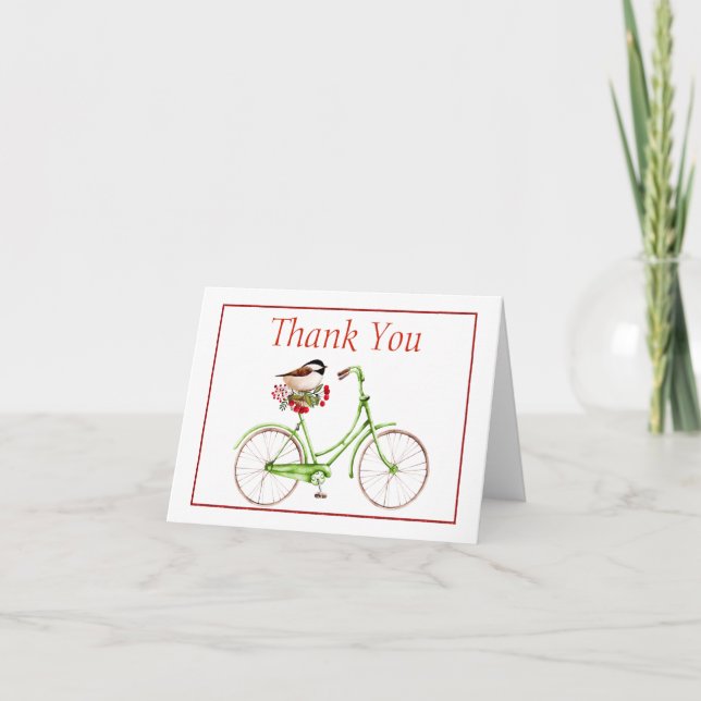 Christmas Morning Bicycle Thank You (Front)