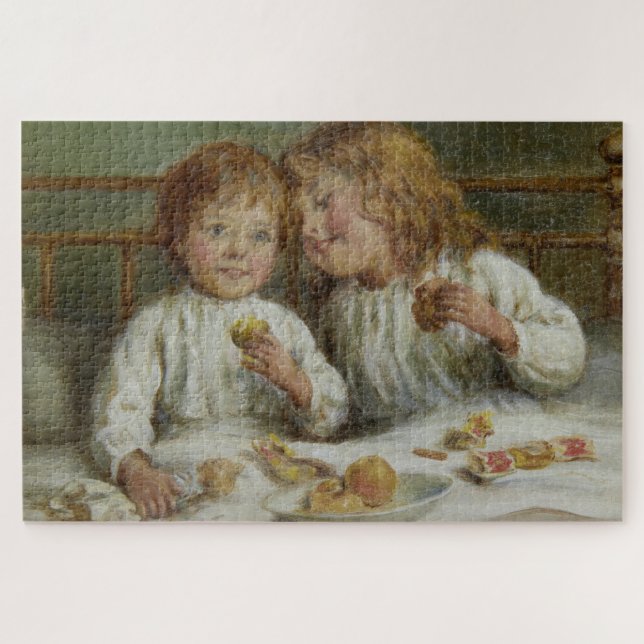 Christmas Morning (by Joseph Clark) Jigsaw Puzzle (Horizontal)