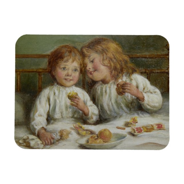 Christmas Morning (by Joseph Clark) Magnet (Horizontal)