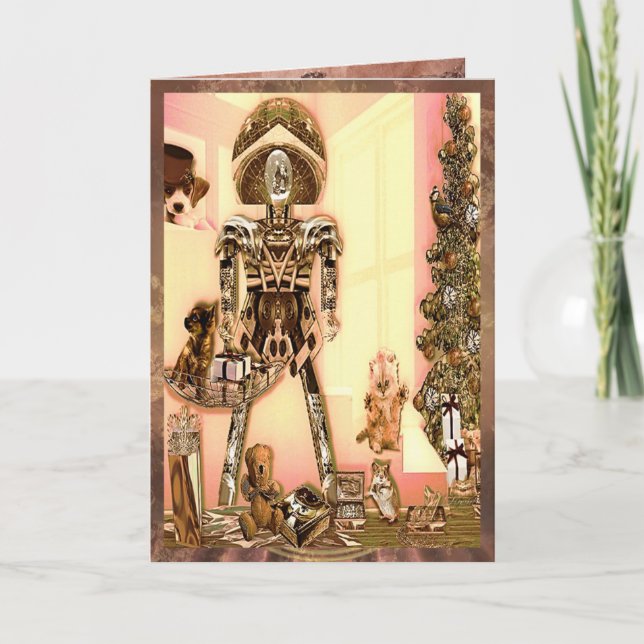 Christmas Morning Holiday Card (Front)