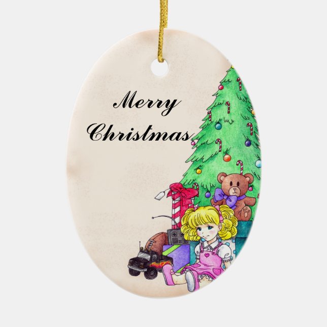 Christmas Morning Ornament (Front)