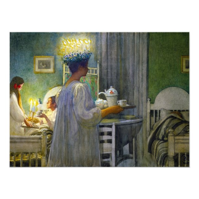 Christmas Morning, The Feast of Saint Lucy Photo Print (Front)