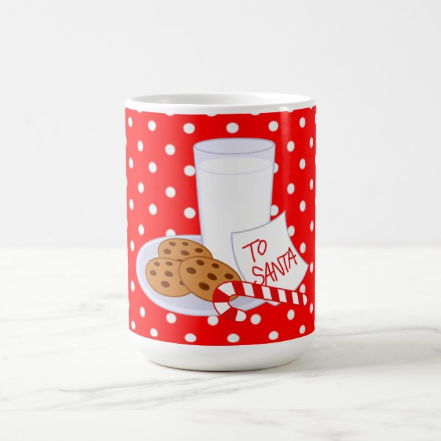 Christmas Morphing Mug/Milk and Cookies Magic Mug (Center)