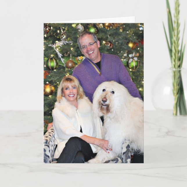 Christmas - Mosley Lucia - Kirby - LabraDoodle Holiday Card (Front)