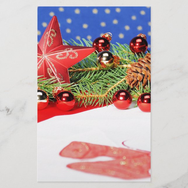 Christmas motive stationery (Front)