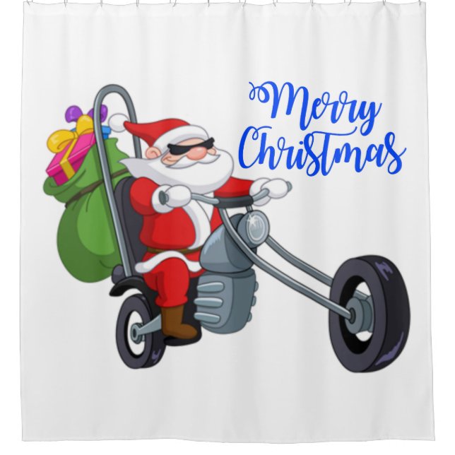 christmas motorcycle santa (Front)