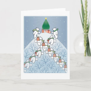Christmas Mountain by Gerry O'Neill Holiday Card