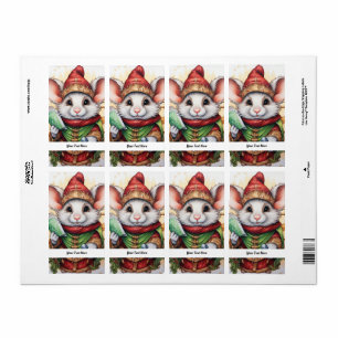 Christmas Mouse 47 Votre texte ici