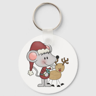 Christmas Mouse and Keychain