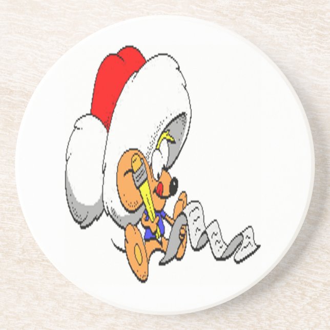 Christmas Mouse Coaster (Front)