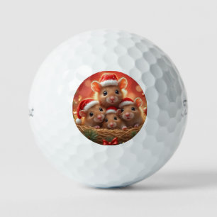 Christmas Mouse Golf Balls