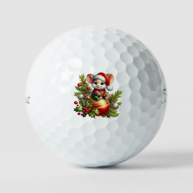 Christmas Mouse Golf Balls (Front)