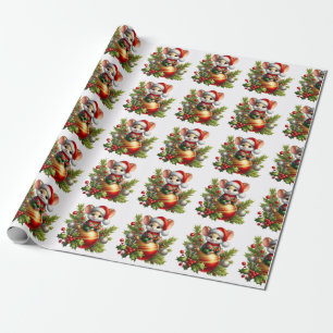 Christmas Mouse Wrapping Paper