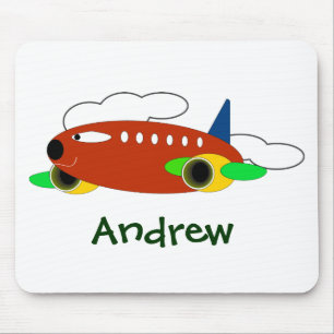 Christmas mousepad: Air Craft Mouse Pad