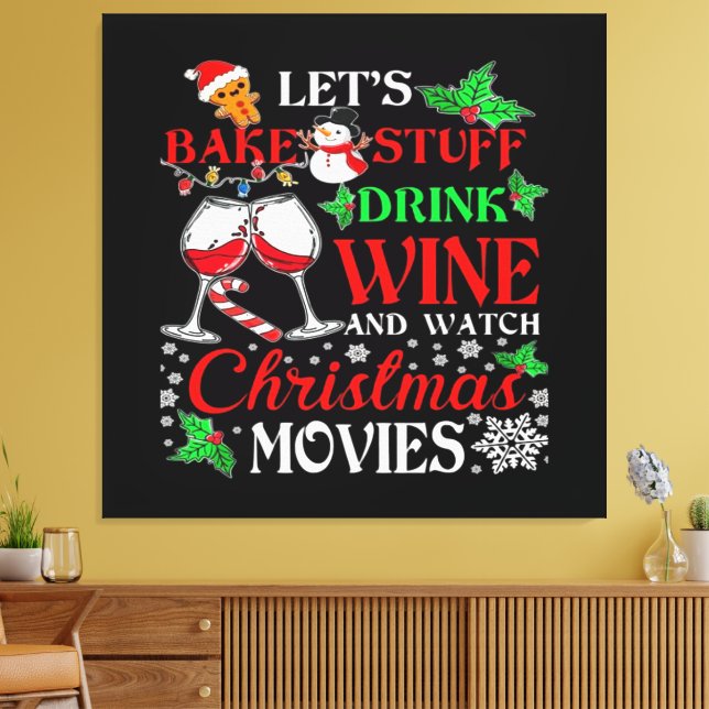 Christmas movie  canvas print (Insitu(LivingRoom))