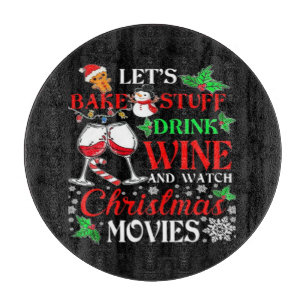 Christmas movie cutting board