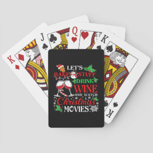Christmas movie playing cards