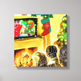 Christmas Movies Canvas Print