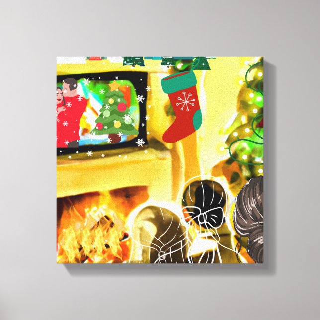 Christmas Movies Canvas Print (Front)