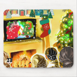 Christmas Movies Mouse Pad