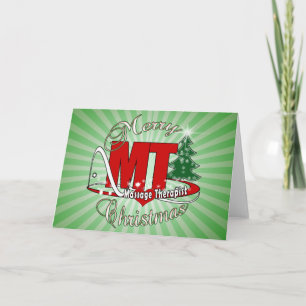 CHRISTMAS MT  Massage Therapist Holiday Card