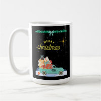 Christmas Mug Christmas Coffee Cup Pickup Truck