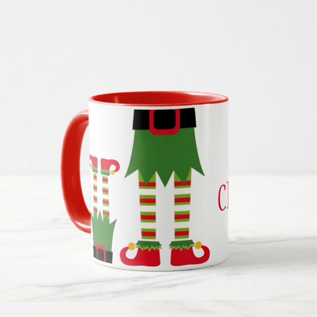 Christmas Mug-Elf Mug (Front Left)