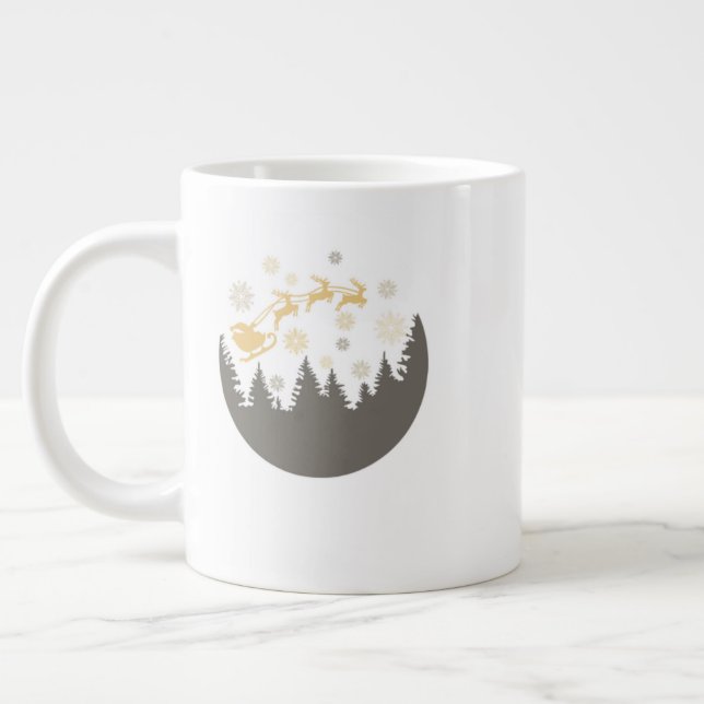 Christmas Mug – Festive Holiday  (Left)
