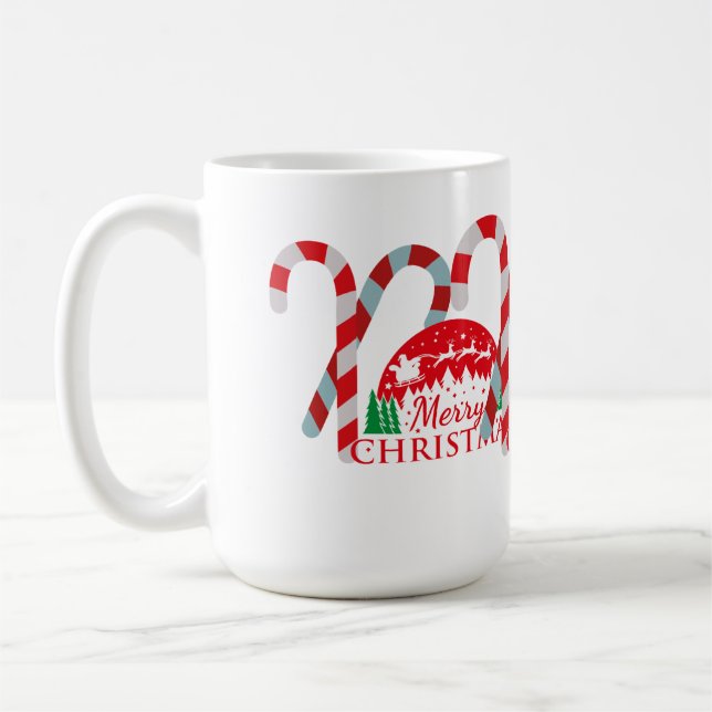 Christmas Mug – Festive Holiday Coffee Cup (Left)