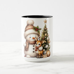 Christmas Mug Festive Holiday Coffee Cup by Kali