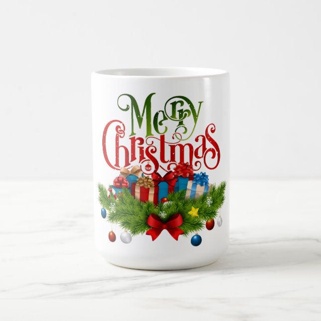 Christmas Mug | Festive Holiday Coffee Cup by Kali (Center)