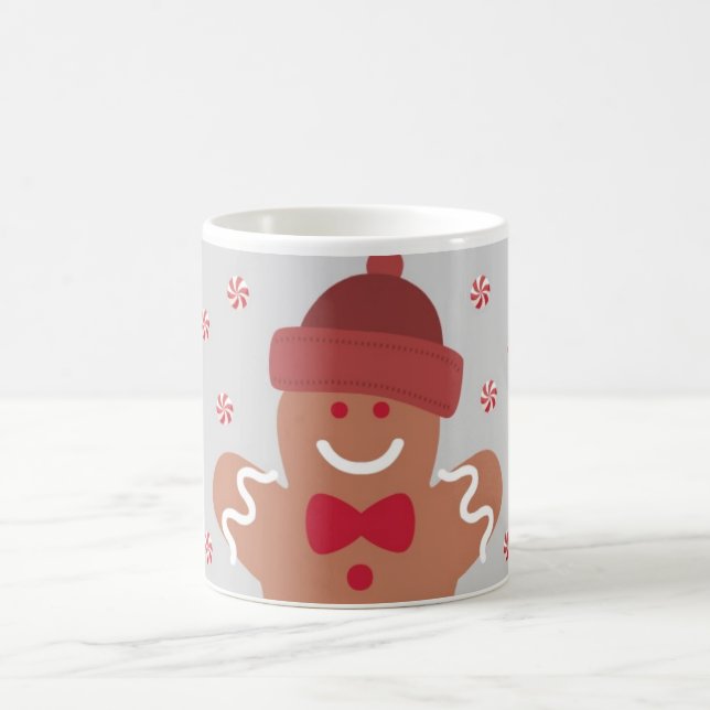 Christmas mug: Gingerbread Man Coffee Mug (Center)