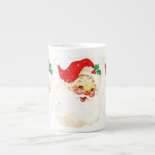 Christmas Mug, Santa Bone China Mug