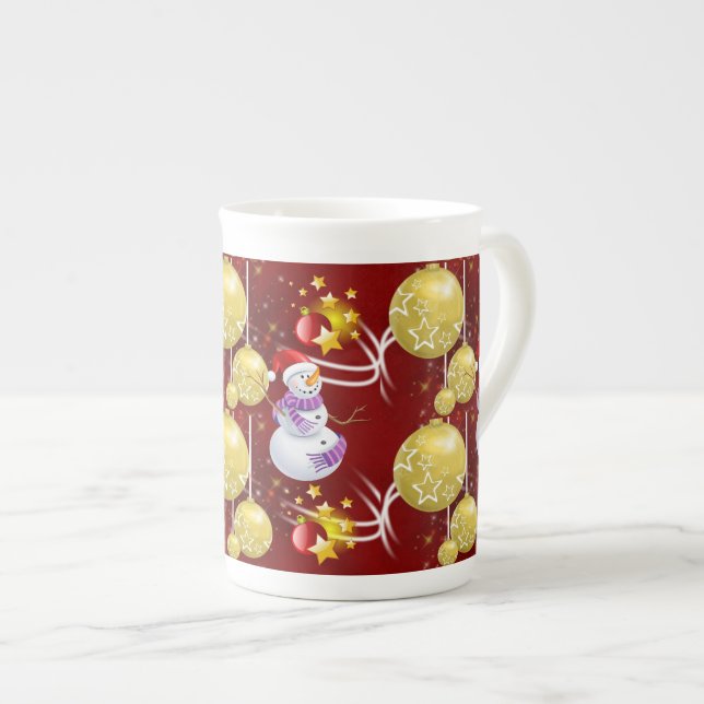 Christmas Mug Snowman (Front Right)