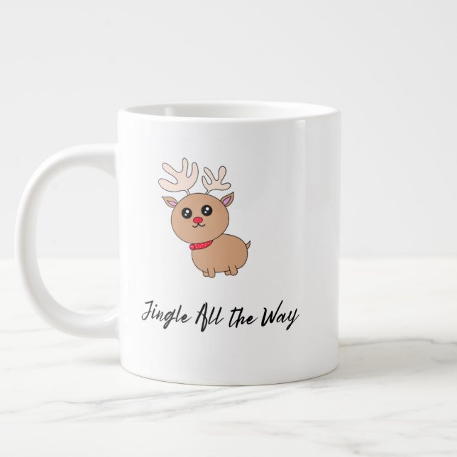 Christmas Mug – Sweet Holiday Cocoa & Coffe (Left)