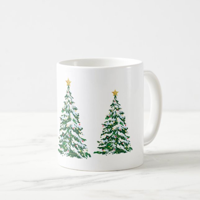 Christmas Mug-Trees Coffee Mug (Front Right)