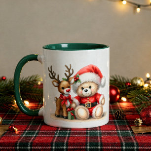 Christmas mug with an adorable bear Mug